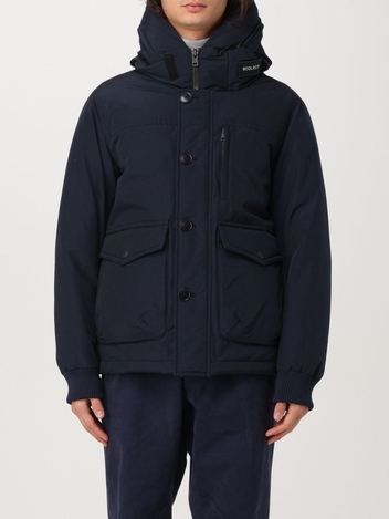 울리치 FW24 Woolrich Cotton Blend Down Jacket CFWOOU0937MRUT0001 MLB Blue