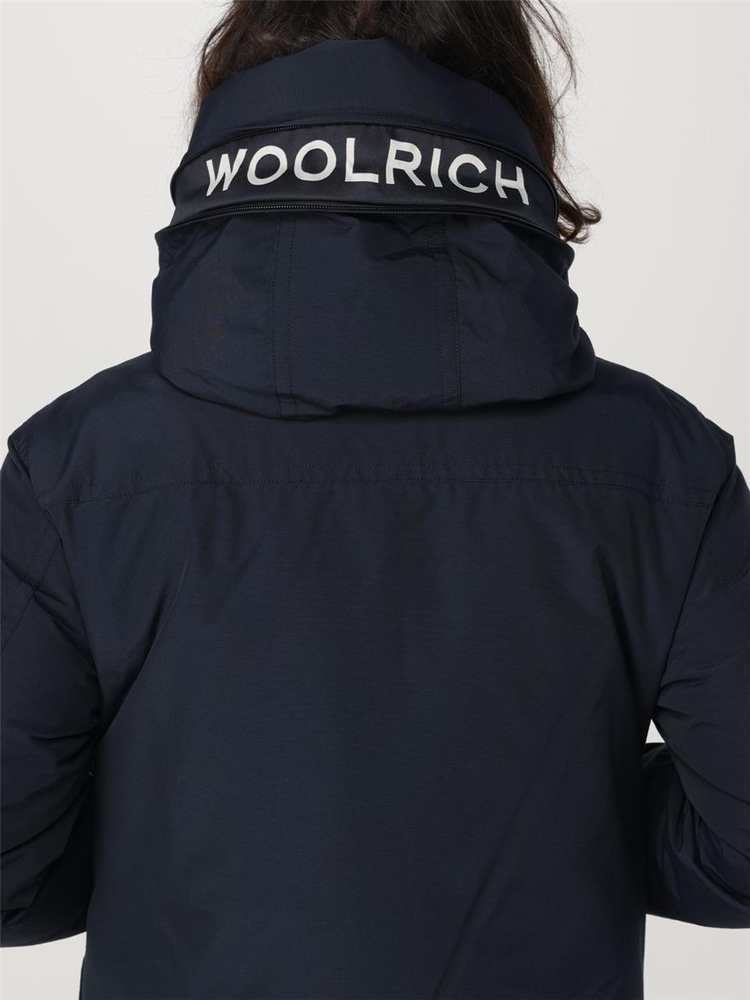 울리치 FW24 Woolrich Cotton Blend Down Jacket CFWOOU0937MRUT0001 MLB Blue