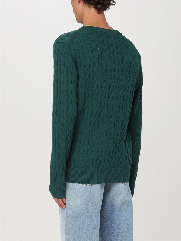 타미 힐피거 FW24 Tommy Hilfiger Mens Sweater MW0MW33132L6K Green