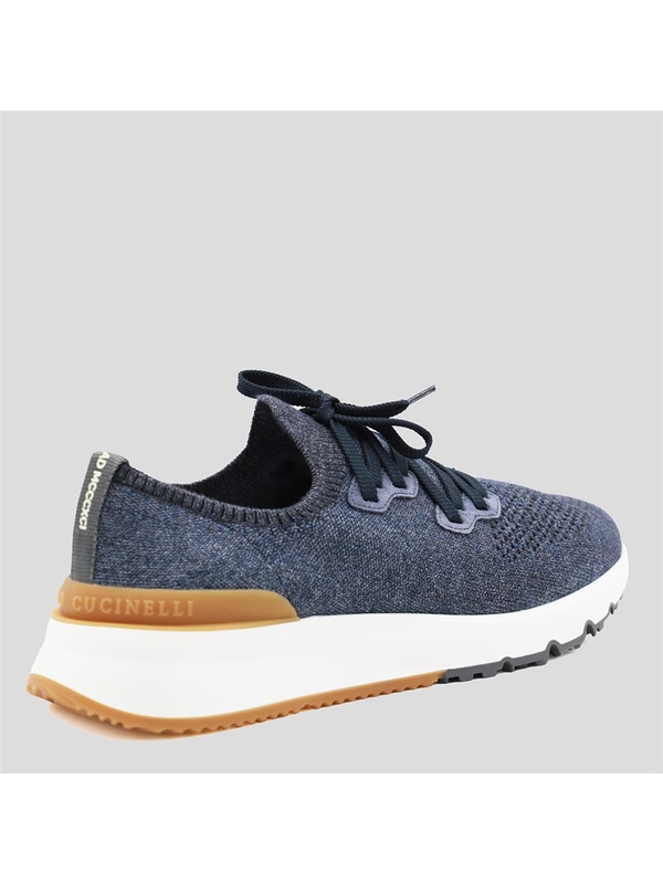 브루넬로쿠치넬리 SS25 Brunello Cucinelli Sneakers Blue MZUKISO250CO250 Blue