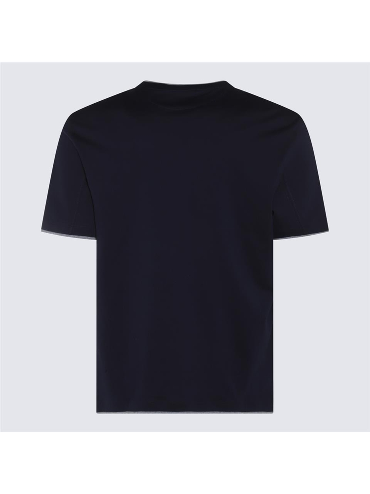 브루넬로쿠치넬리 SS25 Brunello Cucinelli T-shirts and Polos Blue M0B137427GCD325 Blue