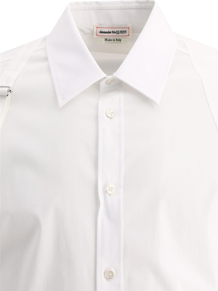 알렉산더 맥퀸 SS25 Shirts 624753QPN449000 White