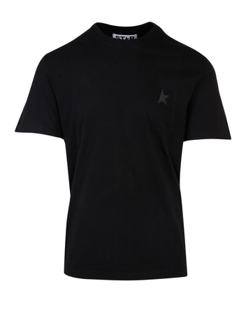 골든구스 SS25 REGULAR T-SHIRT SMALL STAR GMP01220.P000593 Black