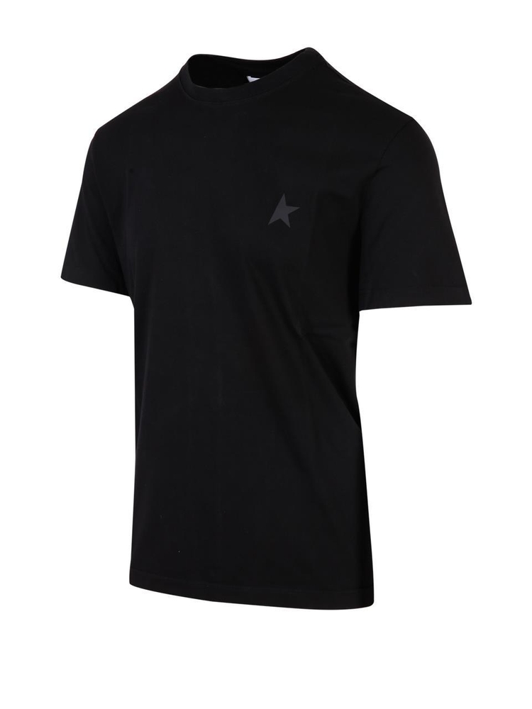 골든구스 SS25 REGULAR T-SHIRT SMALL STAR GMP01220.P000593 Black