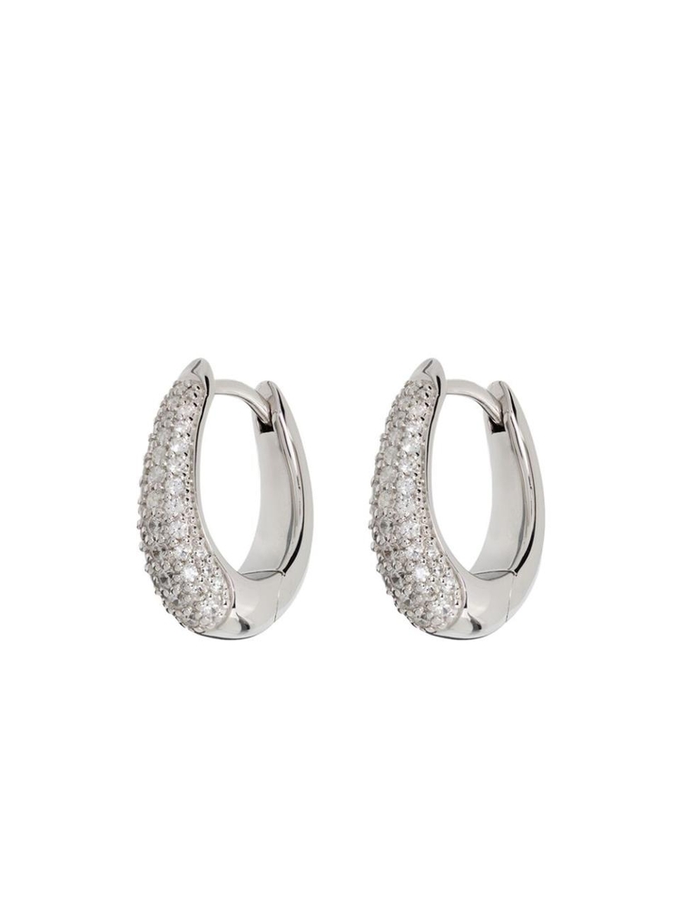 톰 우드 SS25 Jewellery Tom Wood 100607 LIZ HOOPS  SILVER