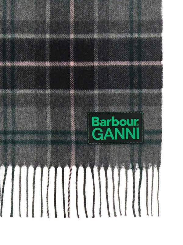 바버 X 가니 FW24 BARBOUR TARTAN SCARF X GANNI LSC0455_LSCTN51 MULTICOLOUR