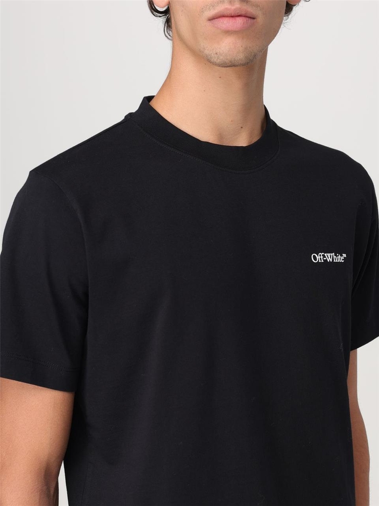 오프화이트 FW24 T-shirt uomo Off-white OMAA027F24JER0041001 Black