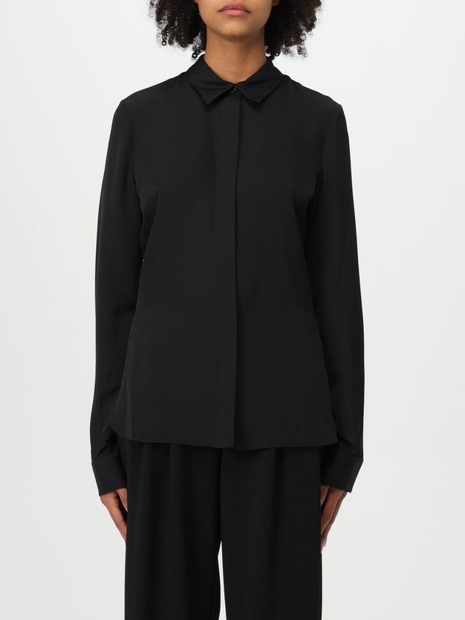 띠어리 FW24 Theory Womens Shirt M0102536 001 Black