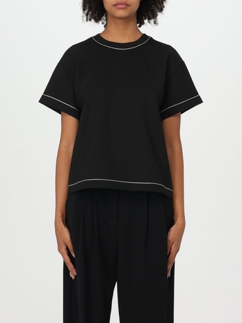 띠어리 FW24 T-shirt donna Theory O0626504 001 Black