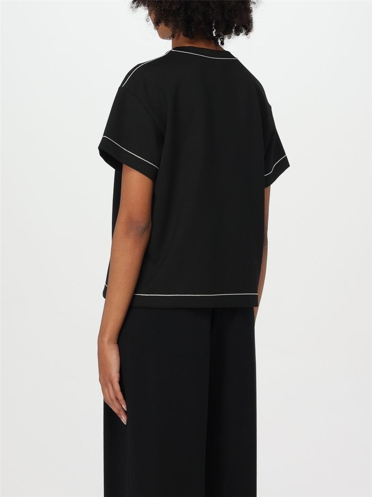 띠어리 FW24 T-shirt donna Theory O0626504 001 Black