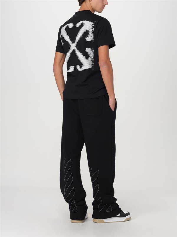 오프화이트 FW24 Off-white mens trousers OMCH054C99FLE0031001 Black