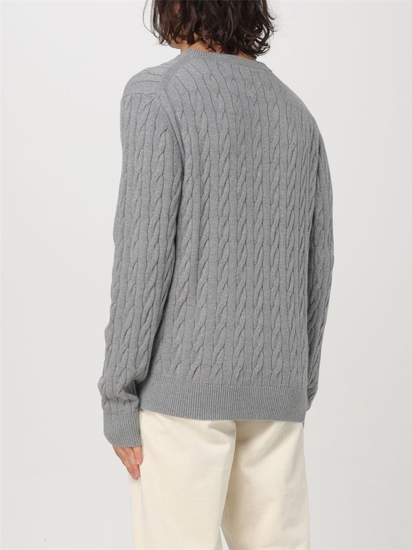 타미 힐피거 FW24 Tommy Hilfiger Mens Sweater MW0MW33132P91 Gray