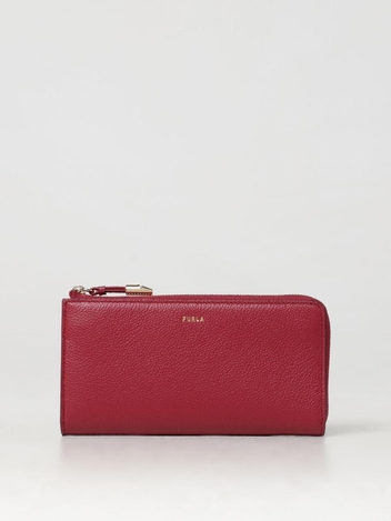 훌라 FW24 Furla wallet in grained leather WP00471BX3036 CGQ00 Burgundy