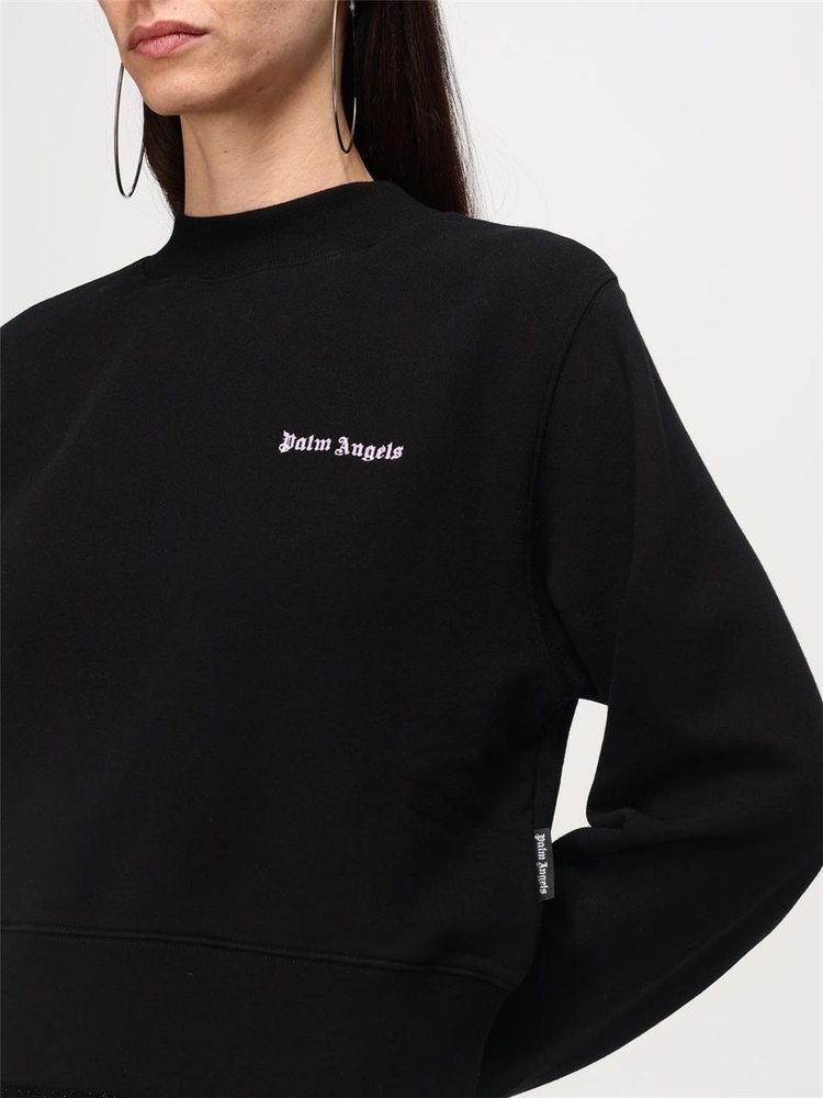 팜 엔젤스 FW24 Palm Angels womens sweatshirt PWBA016F24FLE0041036 NULL Black