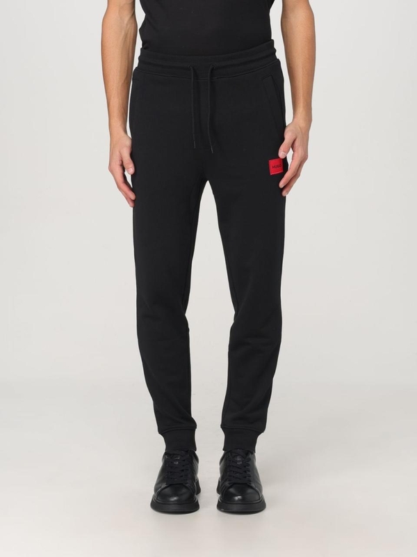 휴고 FW24 Hugo cotton trousers 50447963 001 Black