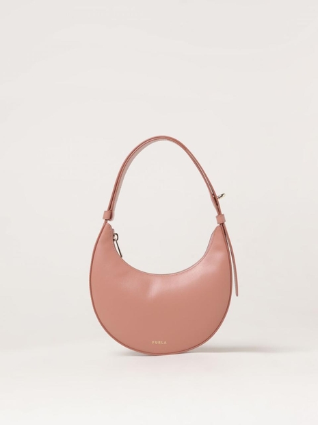 훌라 FW24 Furla womens shoulder bag WE00649AX0733 3378S Powder Pink