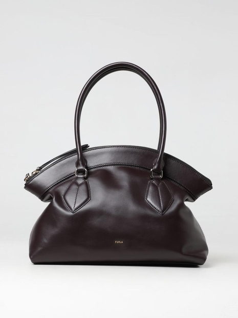 훌라 FW24 Furla womens shoulder bag WB01464BX3346 3388S Dark Brown