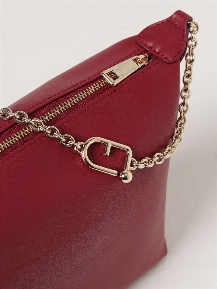 훌라 FW24 Furla womens shoulder bag WE00662BX3104 CGQ00 Burgundy