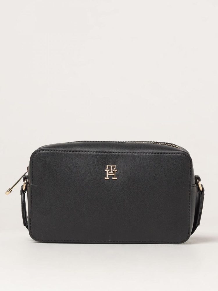 타미 힐피거 FW24 Tommy Hilfiger Womens Shoulder Bag AW0AW16439BDS Black