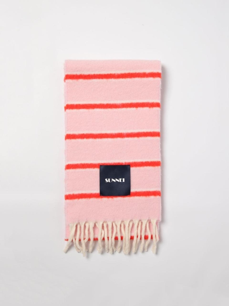 써네이 FW24 Sunnei Womens Scarf ACCXSAC009 8100 Pink