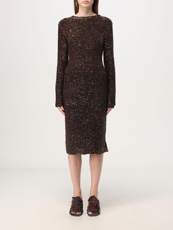 파비아나필리피 FW24 Fabiana Filippi womens dress ABD214F388I069 1257 Brown