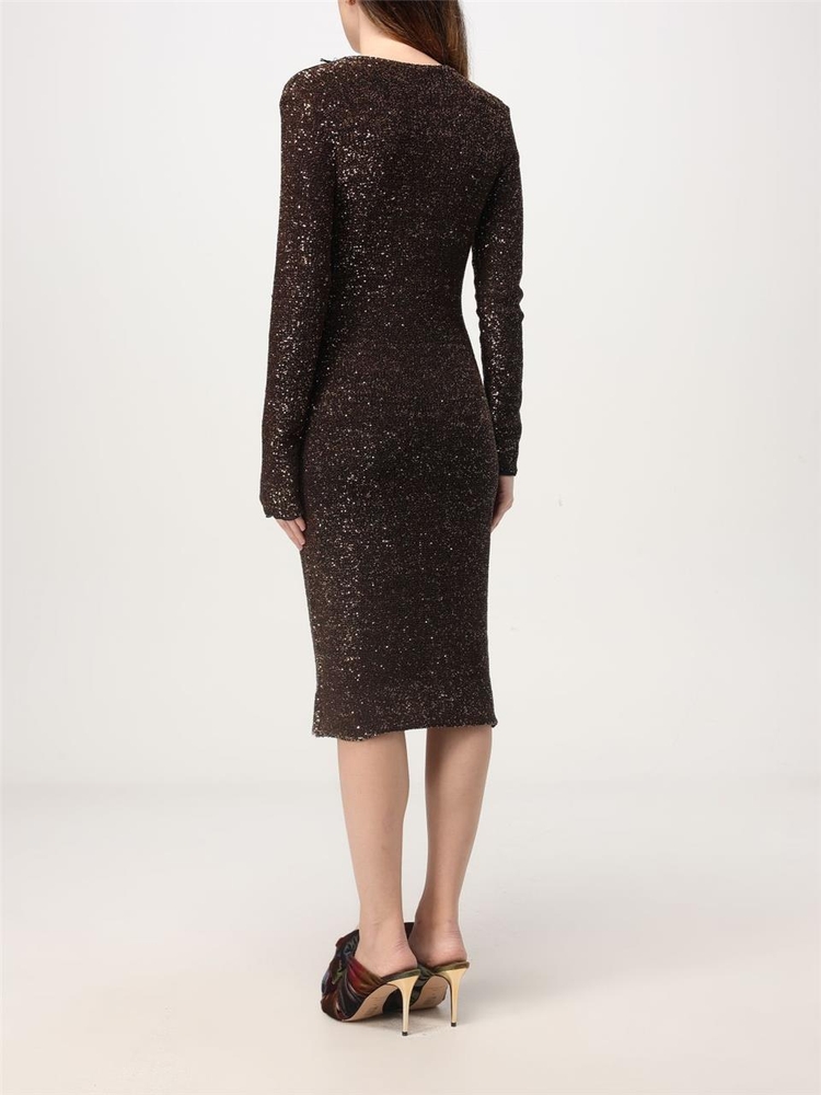 파비아나필리피 FW24 Fabiana Filippi womens dress ABD214F388I069 1257 Brown