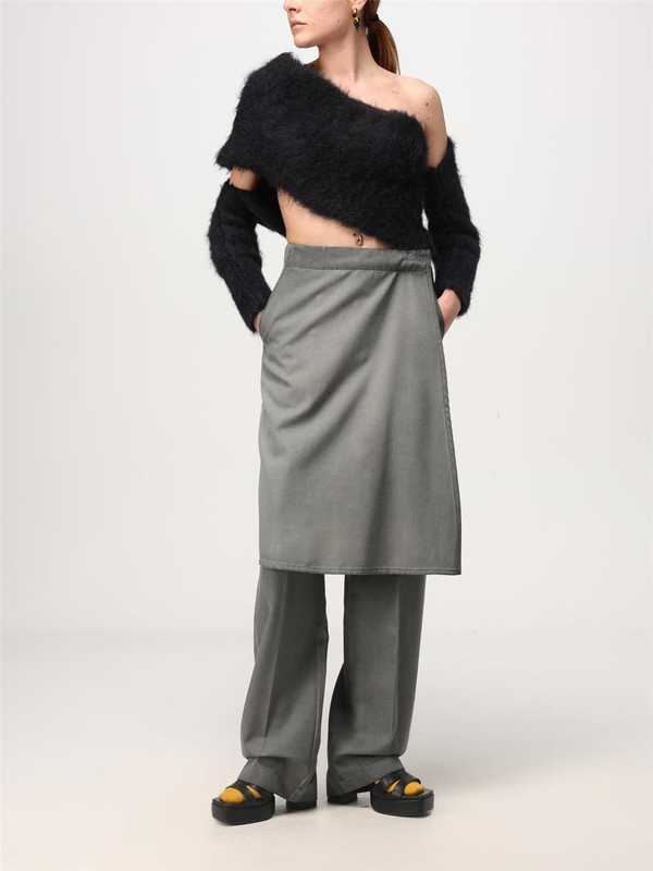 써네이 FW24 Sunnei Womens Skirt RTWXBOT018 7323 Gray