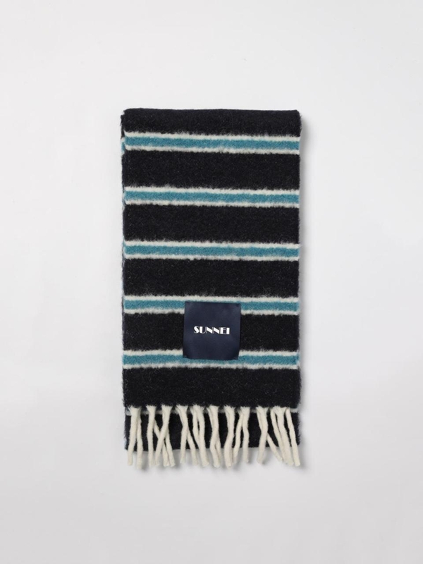 써네이 FW24 Sunnei Womens Scarf ACCXSAC009 8129 Blue