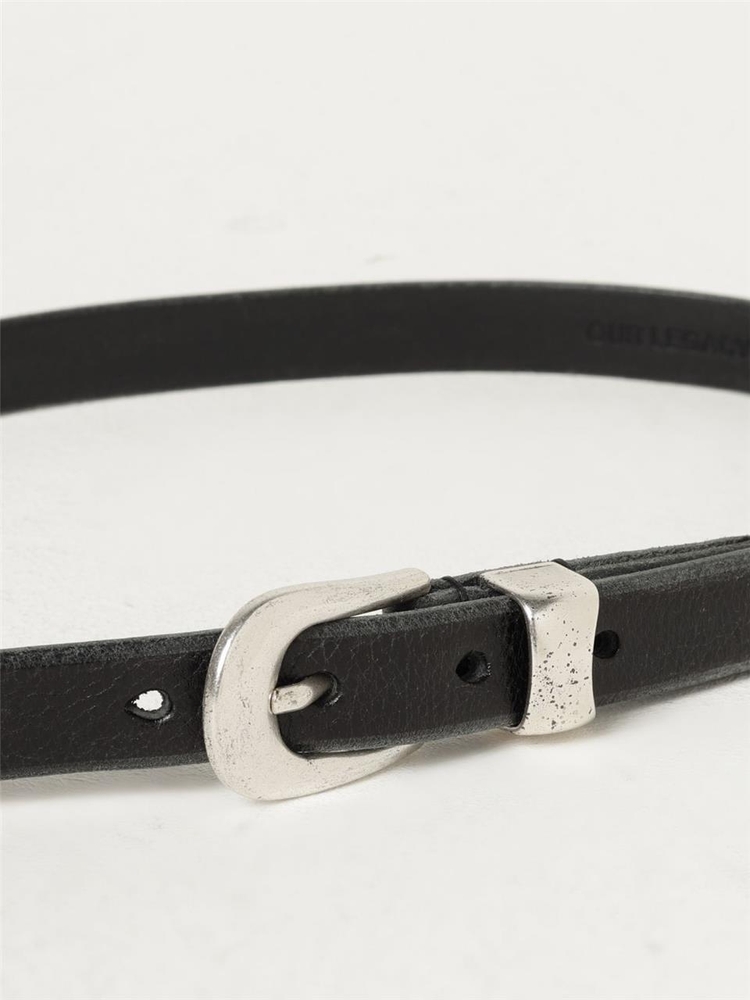 아워레가시 FW24 Our Legacy Mens Belt A2208BBLA Black