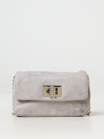 훌라 FW24 Furla womens shoulder bag WE00687BX3355 Y3000 Silver