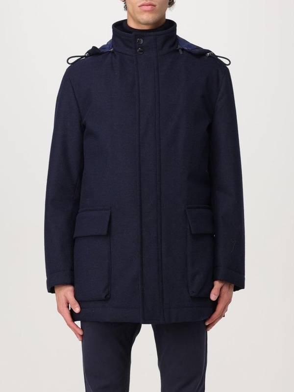 보스 FW24 Boss Mens Coat 50528649 405 Blue