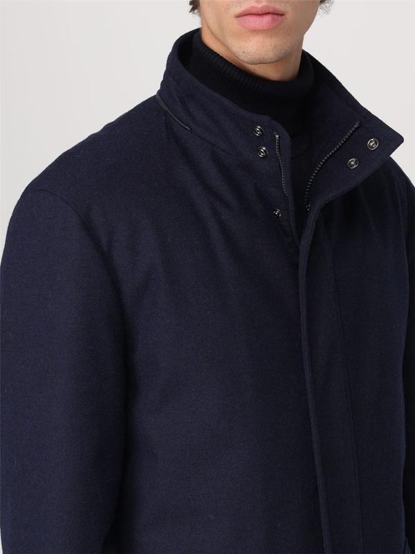 보스 FW24 Boss Mens Coat 50528649 405 Blue