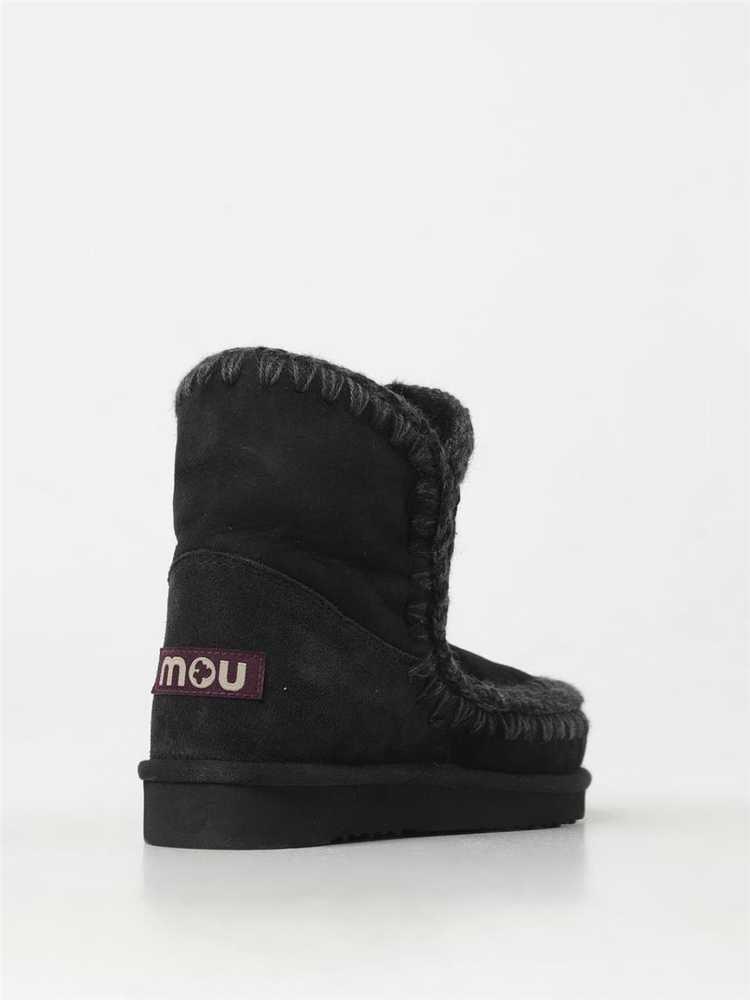 모우 FW24 Eskimo 24 Mou Suede Boot FW101001A BKBK Black