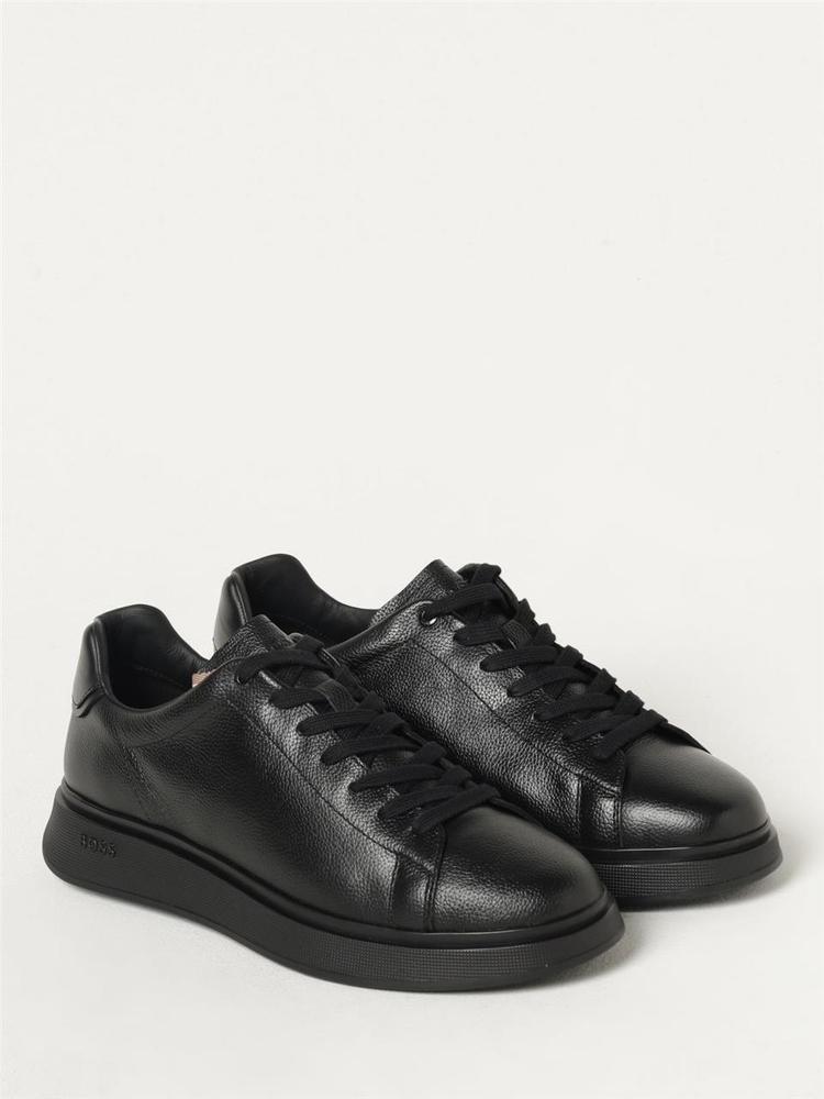 보스 FW24 Sneakers Boss in pelle 50529543 005 Black