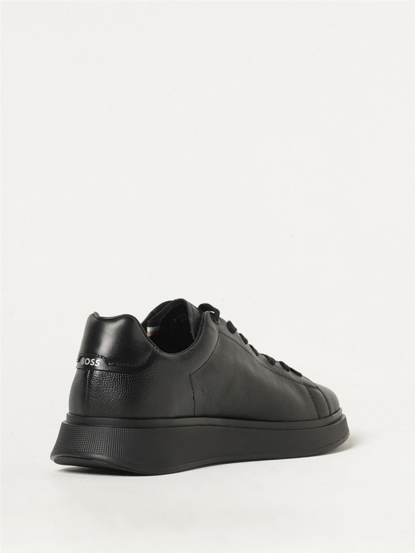 보스 FW24 Sneakers Boss in pelle 50529543 005 Black