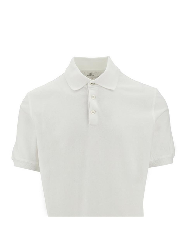 브루넬로쿠치넬리 FW24 BRUNELLO CUCINELLI POLO ME8548116.C6159-C6159 White