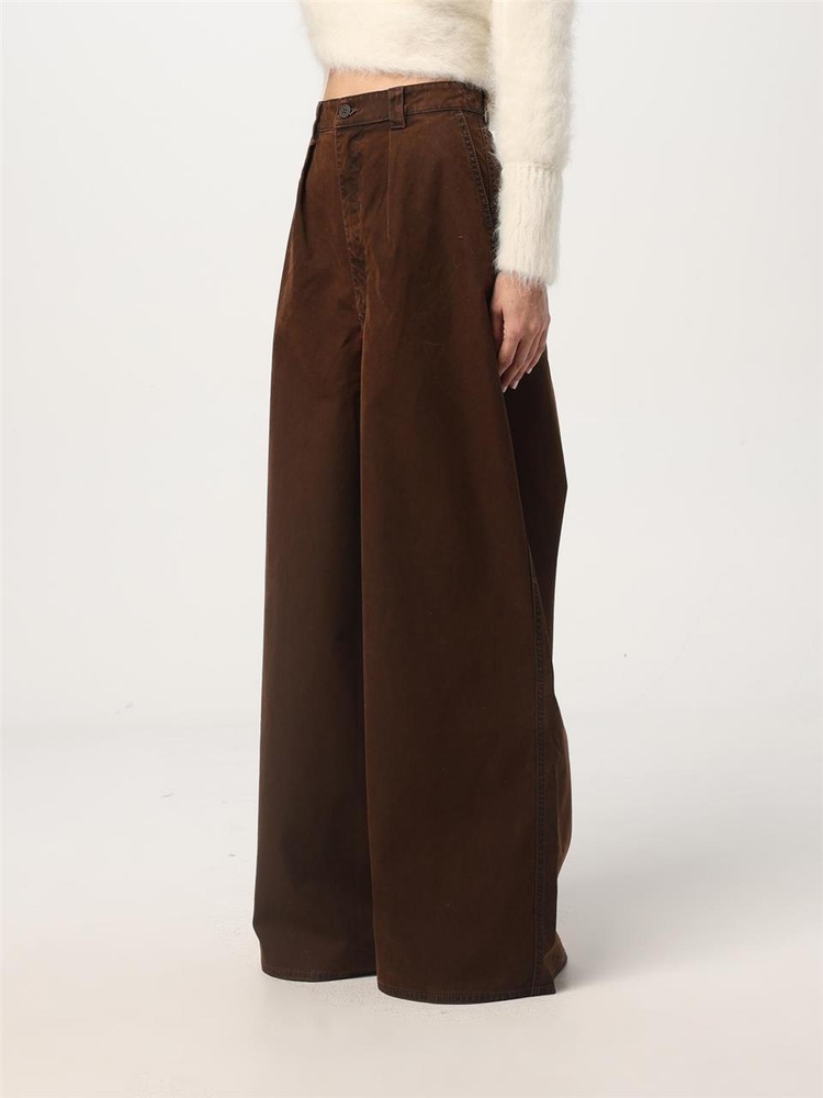 써네이 FW24 Sunnei Womens Trousers RTWXBOT014 0115 Brown