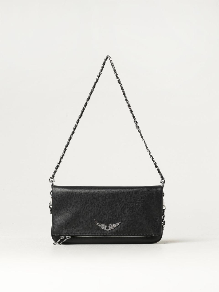 쟈딕 앤 볼테르 FW24 Zadig & Voltaire Rock Bag in Grained Leather LWBA00001 001 Black