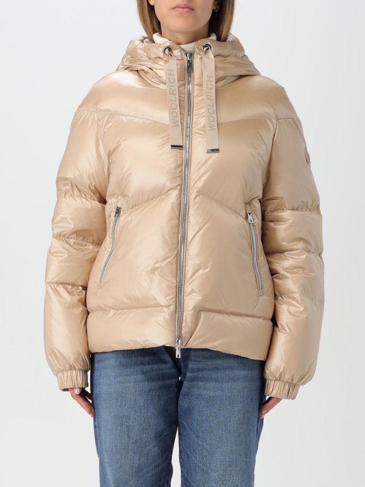 울리치 FW24 Woolrich shiny nylon down jacket CFWWOU0925FRUT3085 7125 Beige