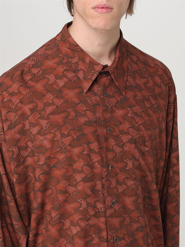 마리아노 FW24 Magliano Mens Shirt S28013924LR24 45 Brick