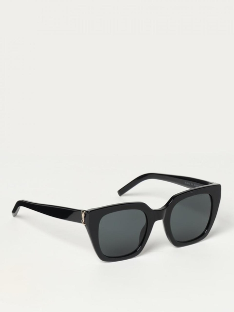 생로랑 FW24 Saint Laurent Womens Sunglasses 803747Y9956 1000 Black