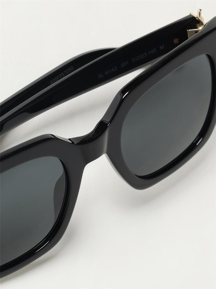 생로랑 FW24 Saint Laurent Womens Sunglasses 803747Y9956 1000 Black