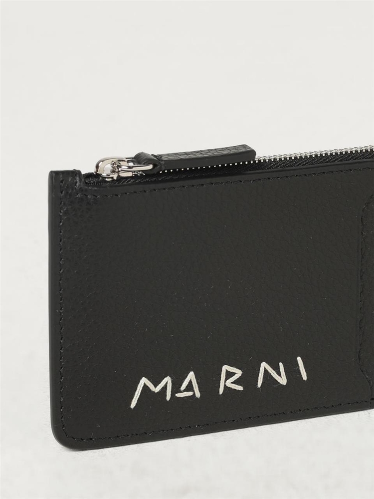 마르니 FW24 Marni Mens Wallet PFMI0103U1P6533 00N99 Black