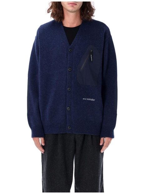 앤드원더 FW24 And Wander Sweaters 5744284160110 Blue