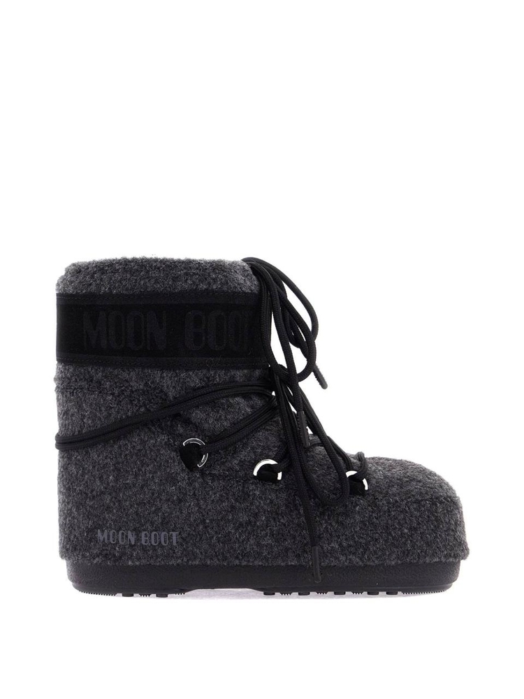 문 부츠 SS25 icon low felt snow boots an 80D1409590 BLACK MELANGE