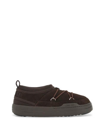 문 부츠 SS25 suede icon park slip-on 80D2470110 DARK BROWN