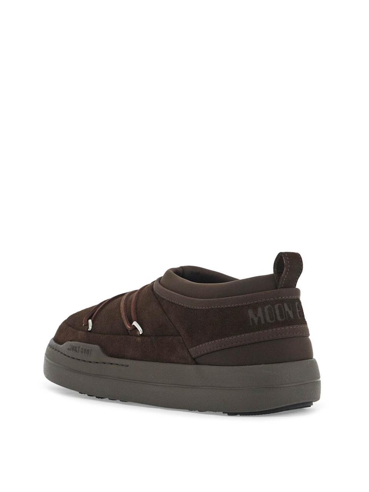 문 부츠 SS25 suede icon park slip-on 80D2470110 DARK BROWN