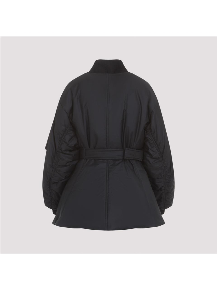 알라이아 SS25 Alaia Technical Belted Bomber AA9V0427W005A Black