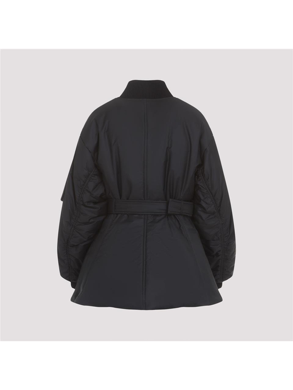 알라이아 SS25 Alaia Technical Belted Bomber AA9V0427W005A Black