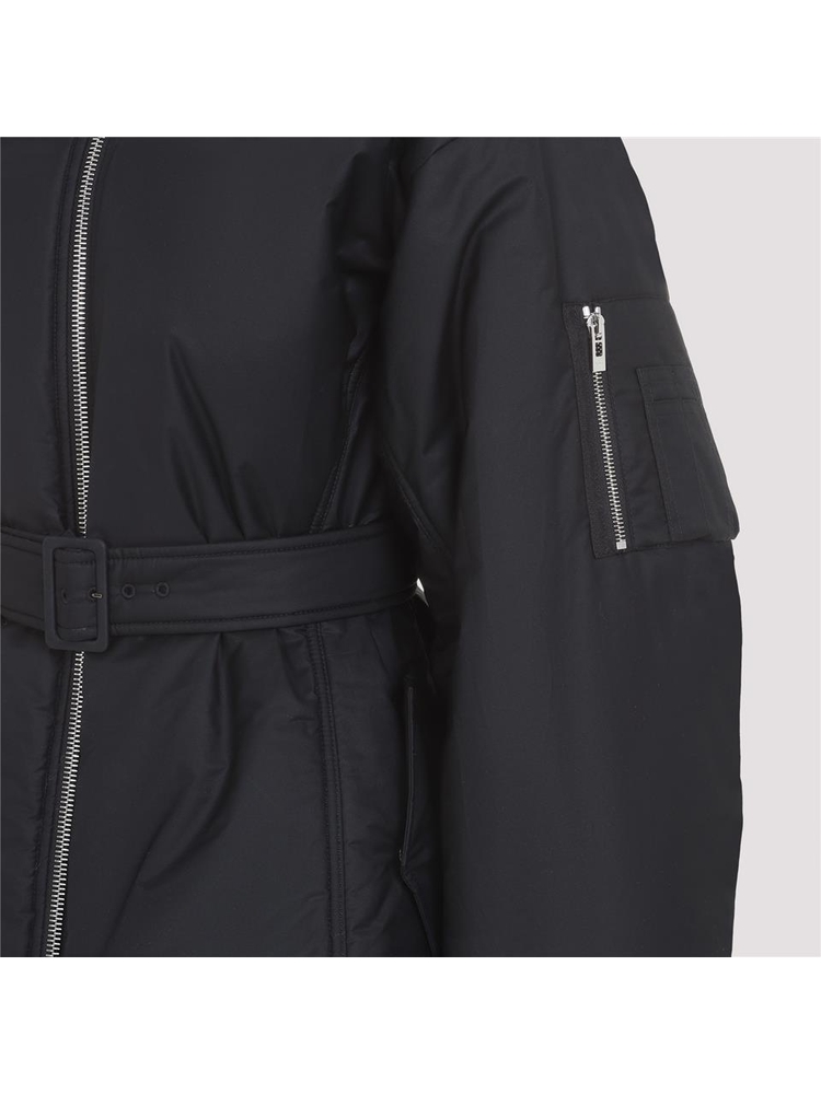 알라이아 SS25 Alaia Technical Belted Bomber AA9V0427W005A Black